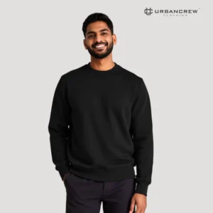 black sweatshirt urbancrew clothing