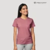 dusky pink women t shirts urbancrew clothing
