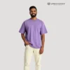 lavender oversized t shirt urbancrew clothing