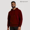 maroon hoodie for men urbancrew clothing
