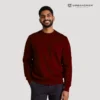 plain maroon sweatshirt urbancrew clothing