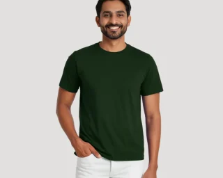 green round neck t shirt urbancrew clothing